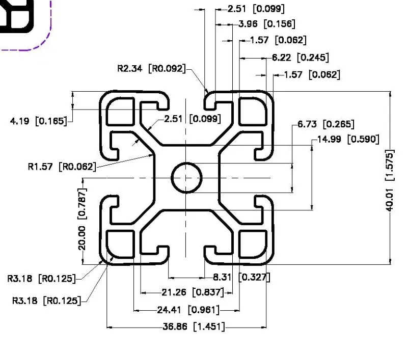 Cotas del plano 30460